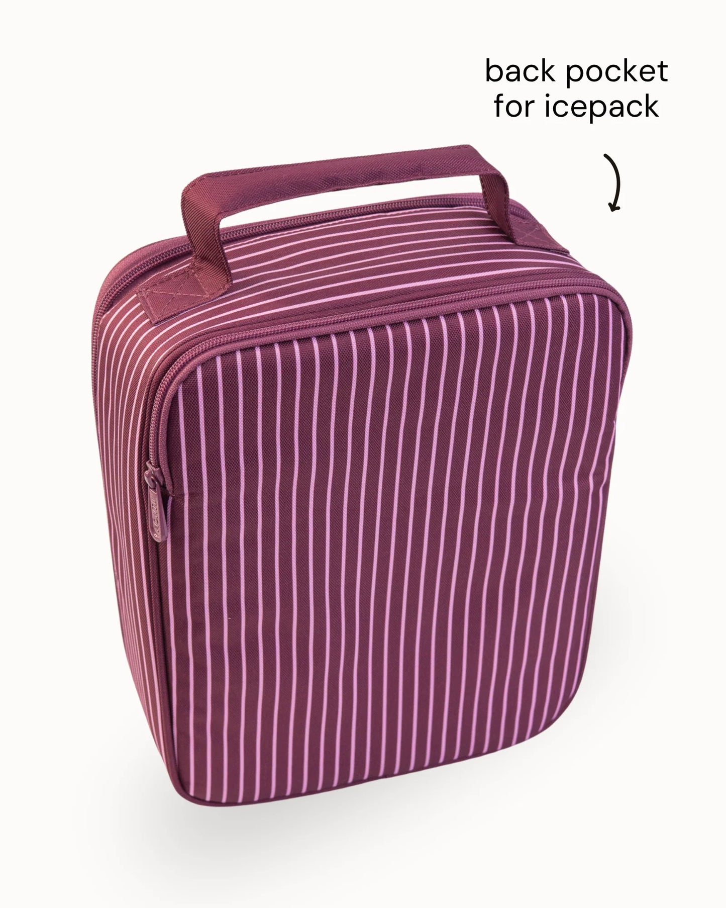 MONTIICO INSULATED LARGE LUNCH BAG - RUBY