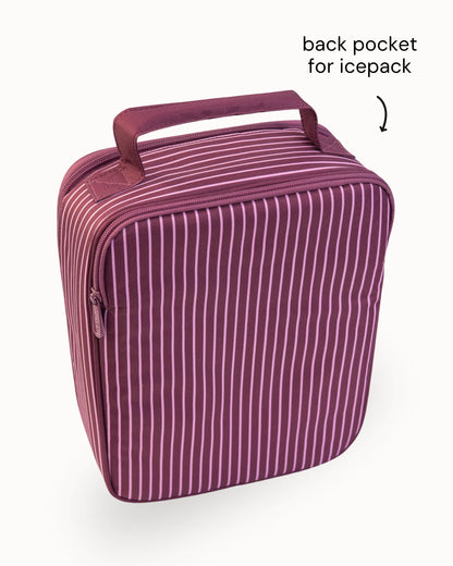 MONTIICO INSULATED LARGE LUNCH BAG - RUBY