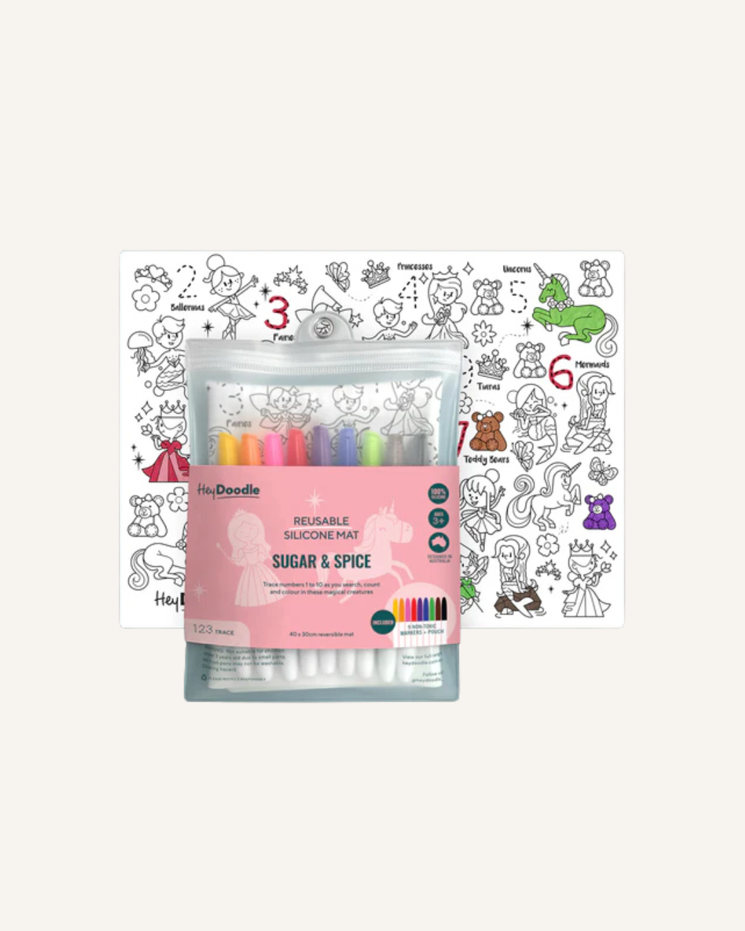 HEY DOODLE - CLASSIC MAT - SUGAR & SPICE