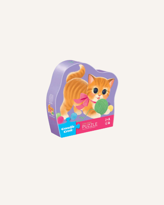 CROCODILE CREEK - 12 PIECE PUZZLE - CUTE KITTEN