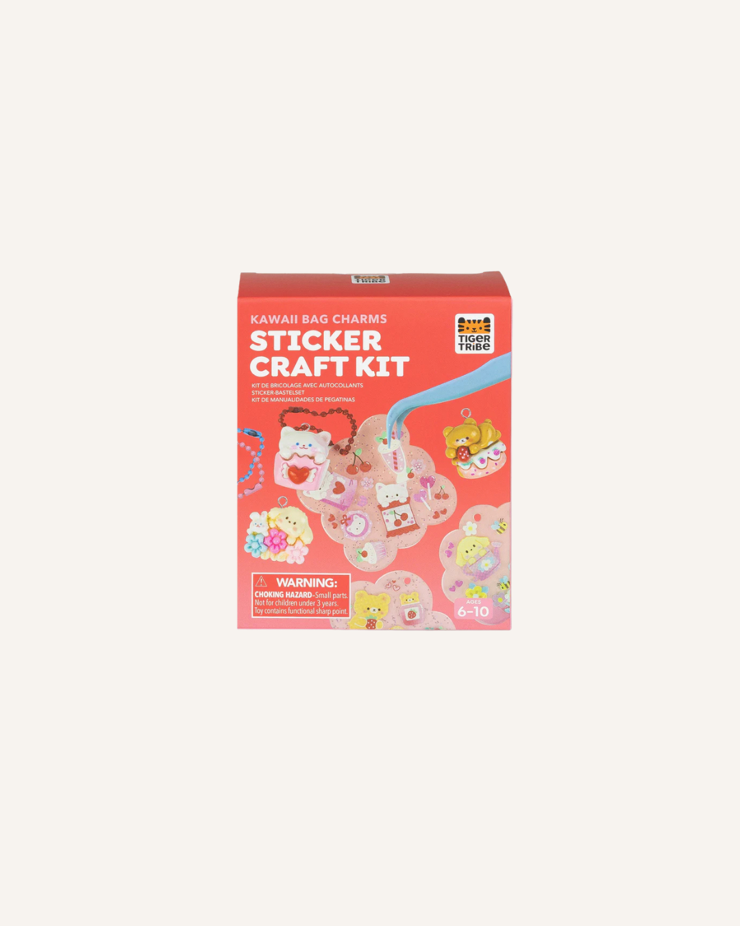 TIGER TRIBE - BAG CHARM KIT - KAWAII STICKER CRAFT