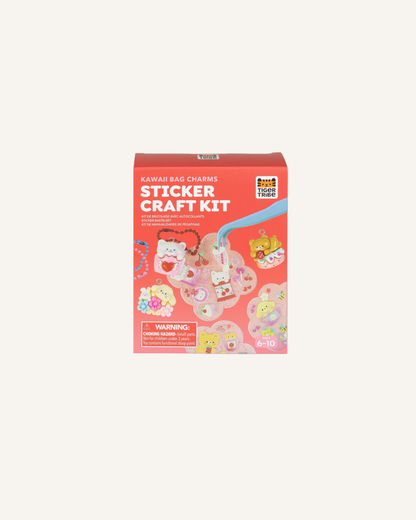 TIGER TRIBE - BAG CHARM KIT - KAWAII STICKER CRAFT