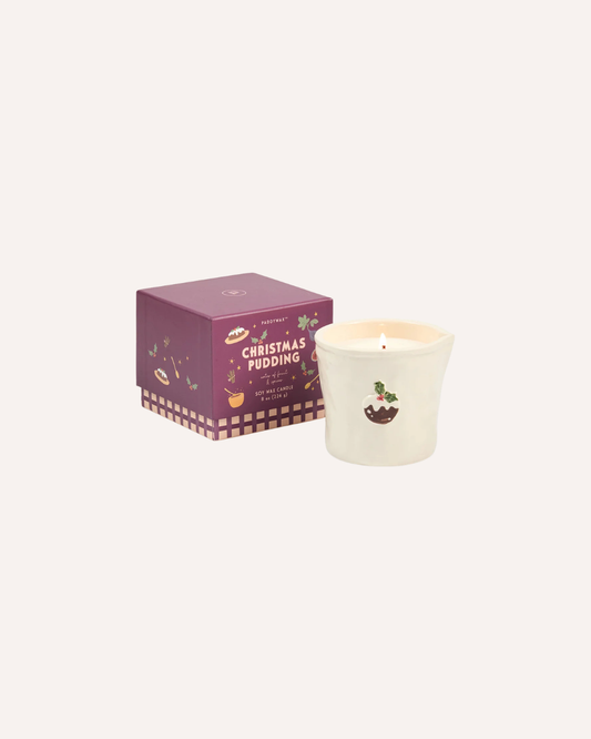 PADDYWAX - CHRISTMAS PUDDING CERAMIC CANDLE