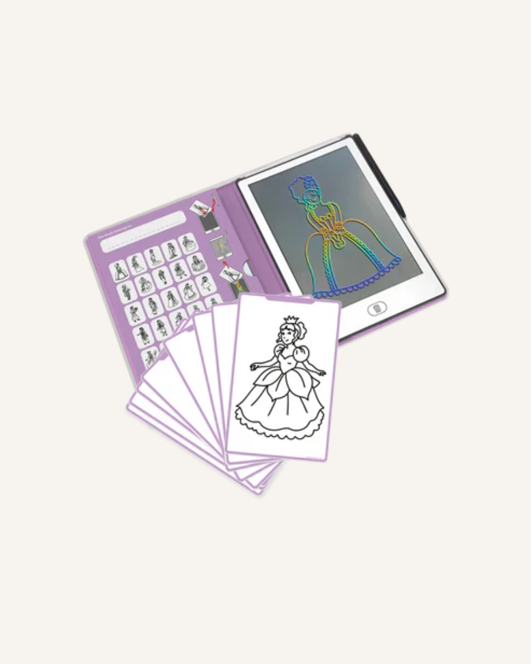 KIDYWOLF LCD TRACING BOOK - PRINCESS AROUND THE WORLD