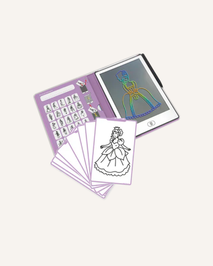KIDYWOLF LCD TRACING BOOK - PRINCESS AROUND THE WORLD