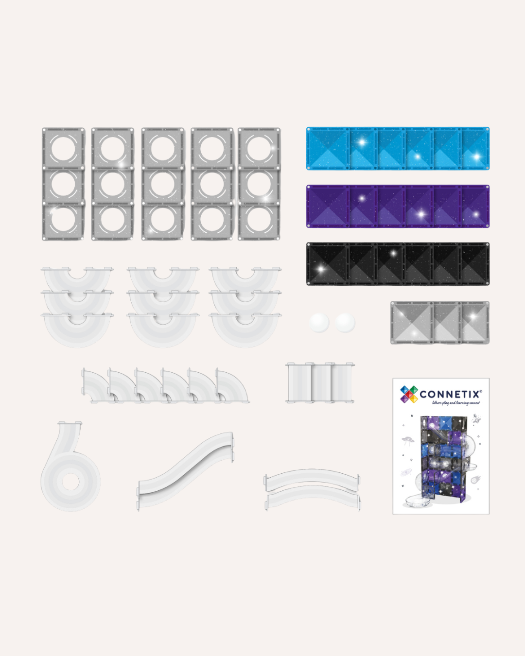 CONNETIX - BALL RUN GALAXY PACK 61pc