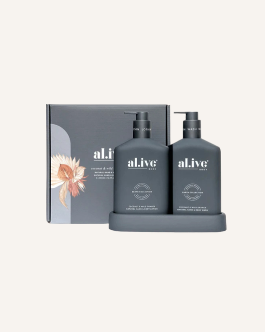 AL.IVE WASH & LOTION DUO - COCONUT & WILD ORANGE