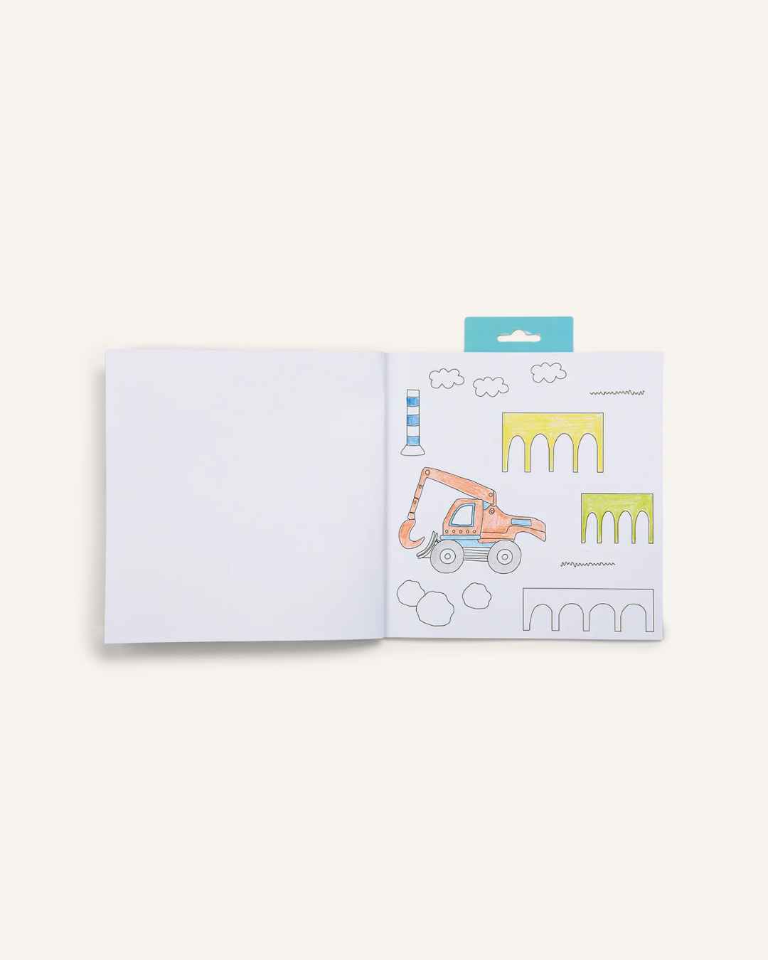FLOSS & ROCK - MY STICKER & COLOURING BOOK - CONSTRUCTION