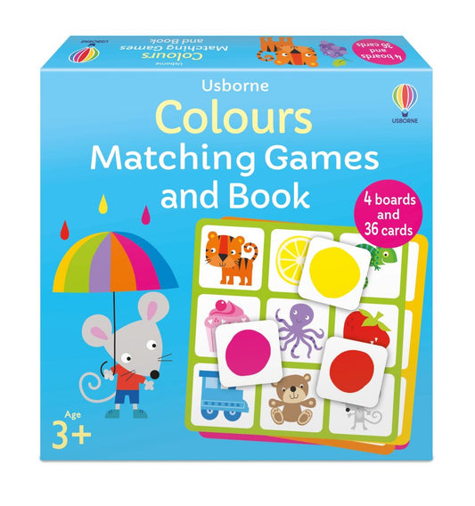 USBORNE COLOURS MATCHING GAMES & BOOK