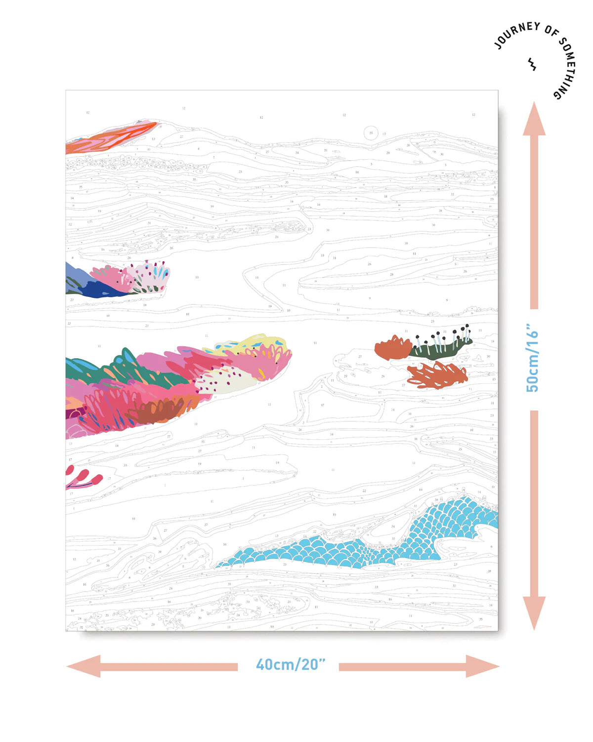 JOURNEY OF SOMETHING PAINT BY NUMBERS - LAKE WINDERMERE