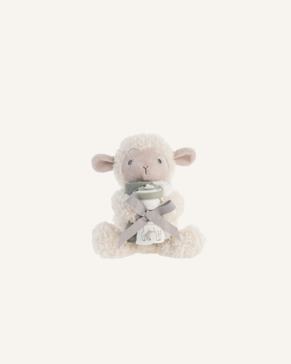 LITTLE LINEN - TOY & WASHER - LAMB