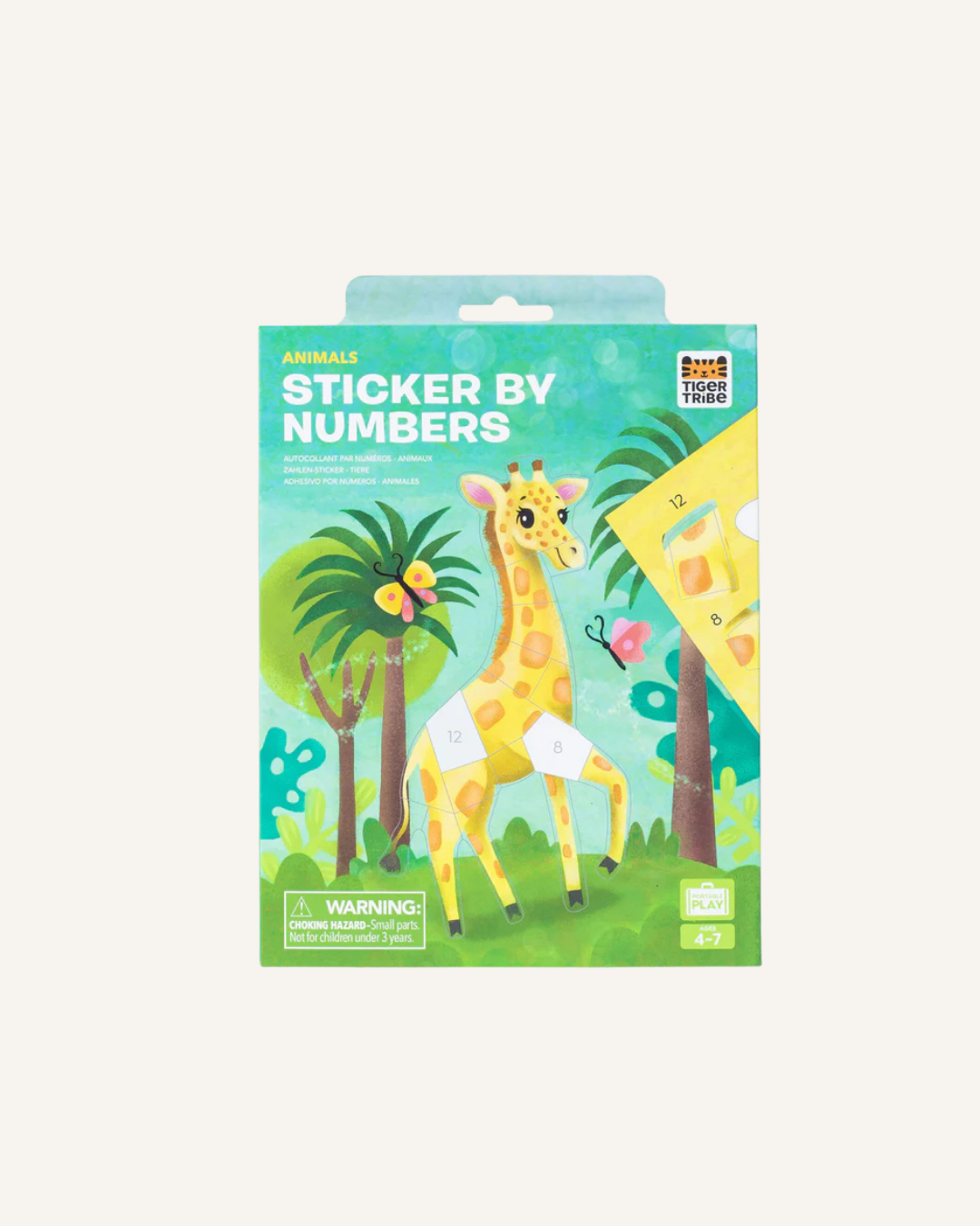 TIGERTRIBE STICKER BY NUMBERS - ANIMALS