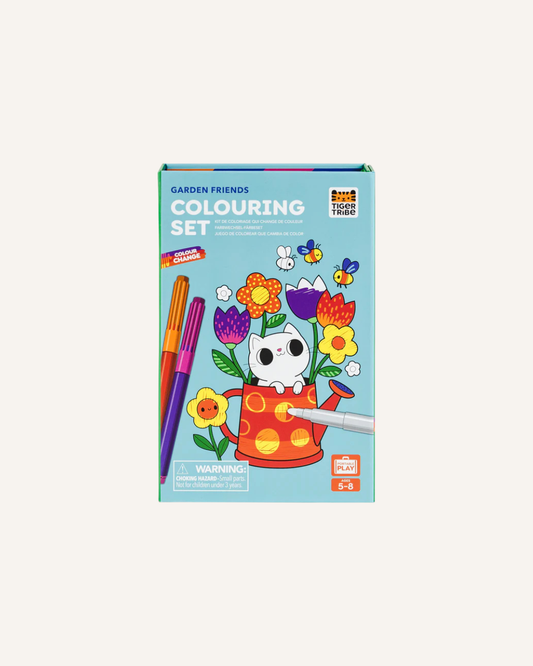 TIGERTRIBE - COLOURING SET - GARDEN FRIENDS