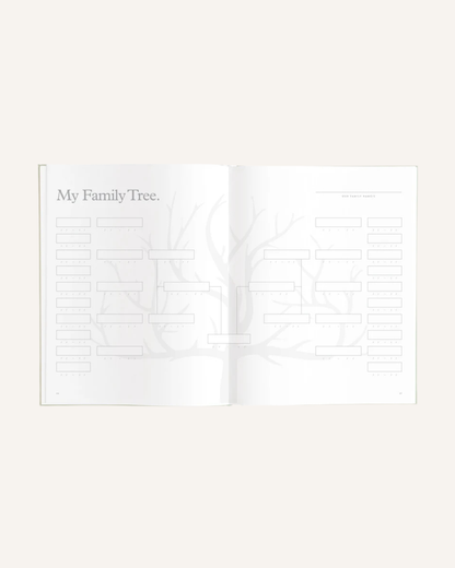 FOX & FALLOW - BABY BOOK - SAGE STRIPE