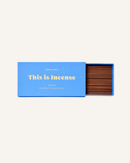 GENTLE HABITS - THIS IS INCENSE - IMMERSION
