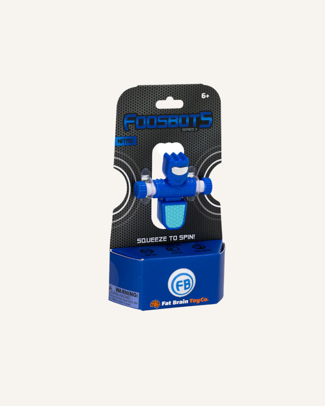 FAT BRAIN TOYS - FOOSBOTS NITRO BLUE