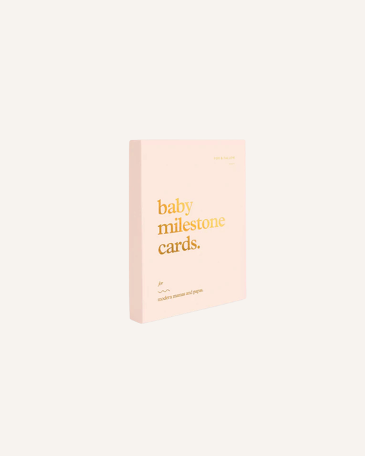 FOX & FALLOW - MILESTONE CARDS - CREAM