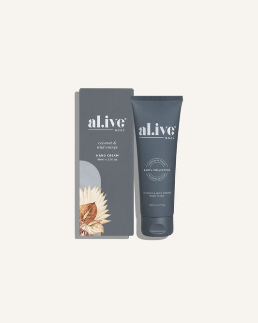 AL.IVE HAND CREAM - COCONUT & WILD ORANGE