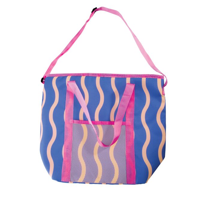 ECLECTIC SUMMER - COOLER BAG - BLUE & ORANGE