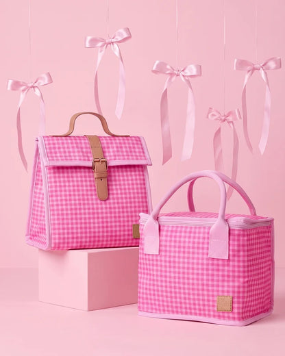 THE SOMEWHERE CO - THE GRAZE LUNCH BAG - TICKLED PINK