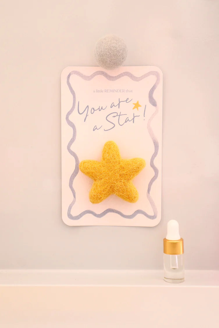GROWME MELB - AFFIRMATION MAGNET - YOU ARE A STAR - BLUE