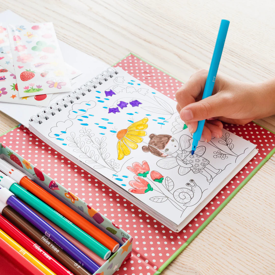 TIGERTRIBE - COLOURING SET - FOREST FAIRIES
