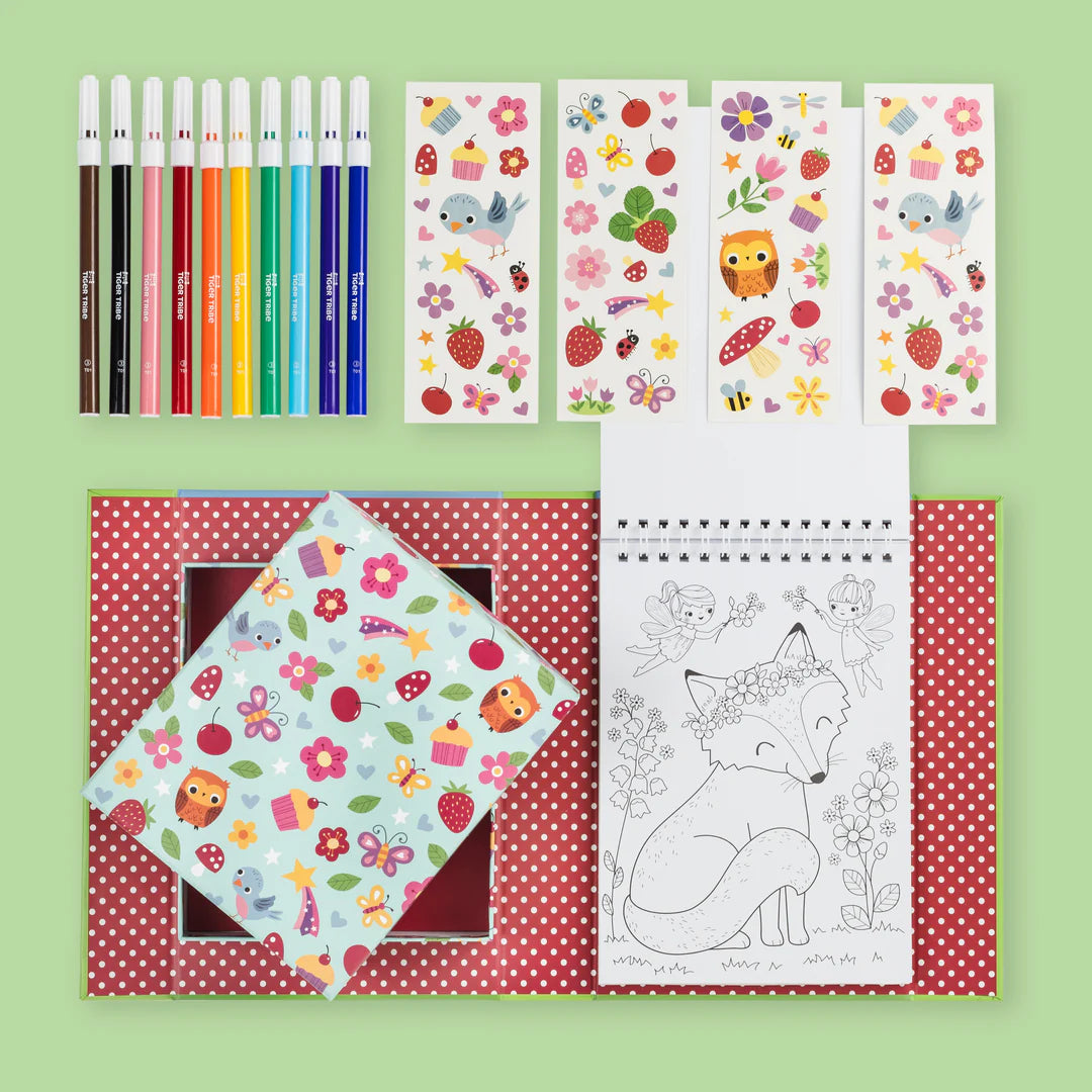TIGERTRIBE - COLOURING SET - FOREST FAIRIES