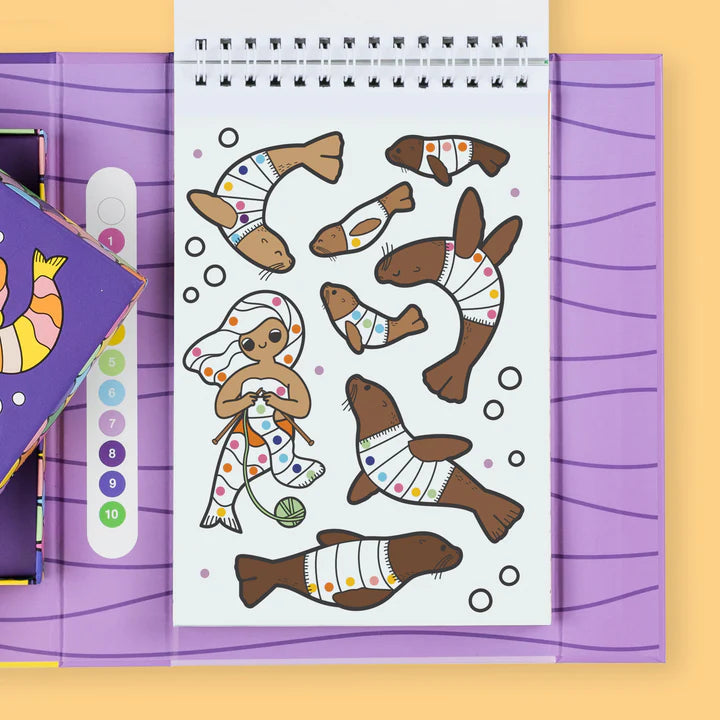 TIGERTRIBE - COLOUR BY NUMBERS - MERMAIDS & FRIENDS
