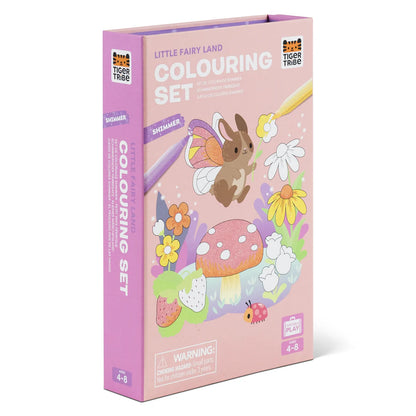 TIGERTRIBE -  SHIMMER COLOURING SET - LITTLE FAIRY LAND