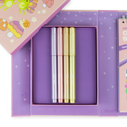 TIGERTRIBE -  SHIMMER COLOURING SET - LITTLE FAIRY LAND