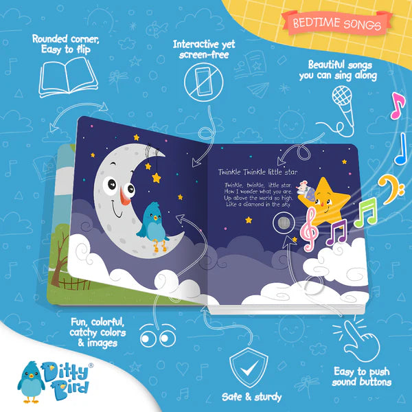 DITTY BIRD - RECHARGEABLE BOOK - NURSRY RHYMES