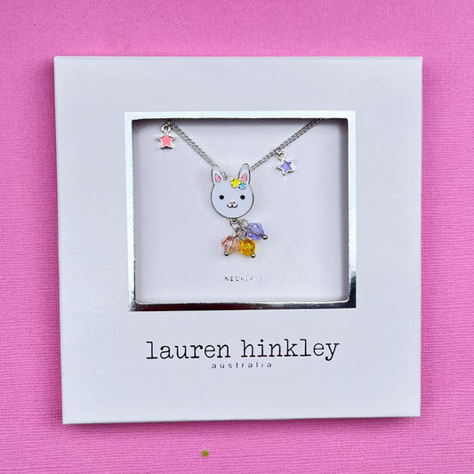 LAUREN HINKLEY EASTER - TEA PARTY BUNNY NECKLACE