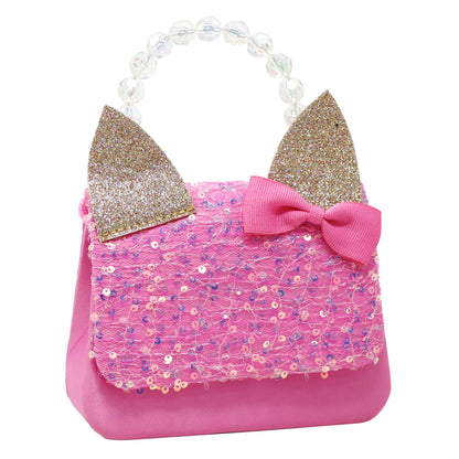 PINK POPPY - SPARKLY BUNNY HANDBAG