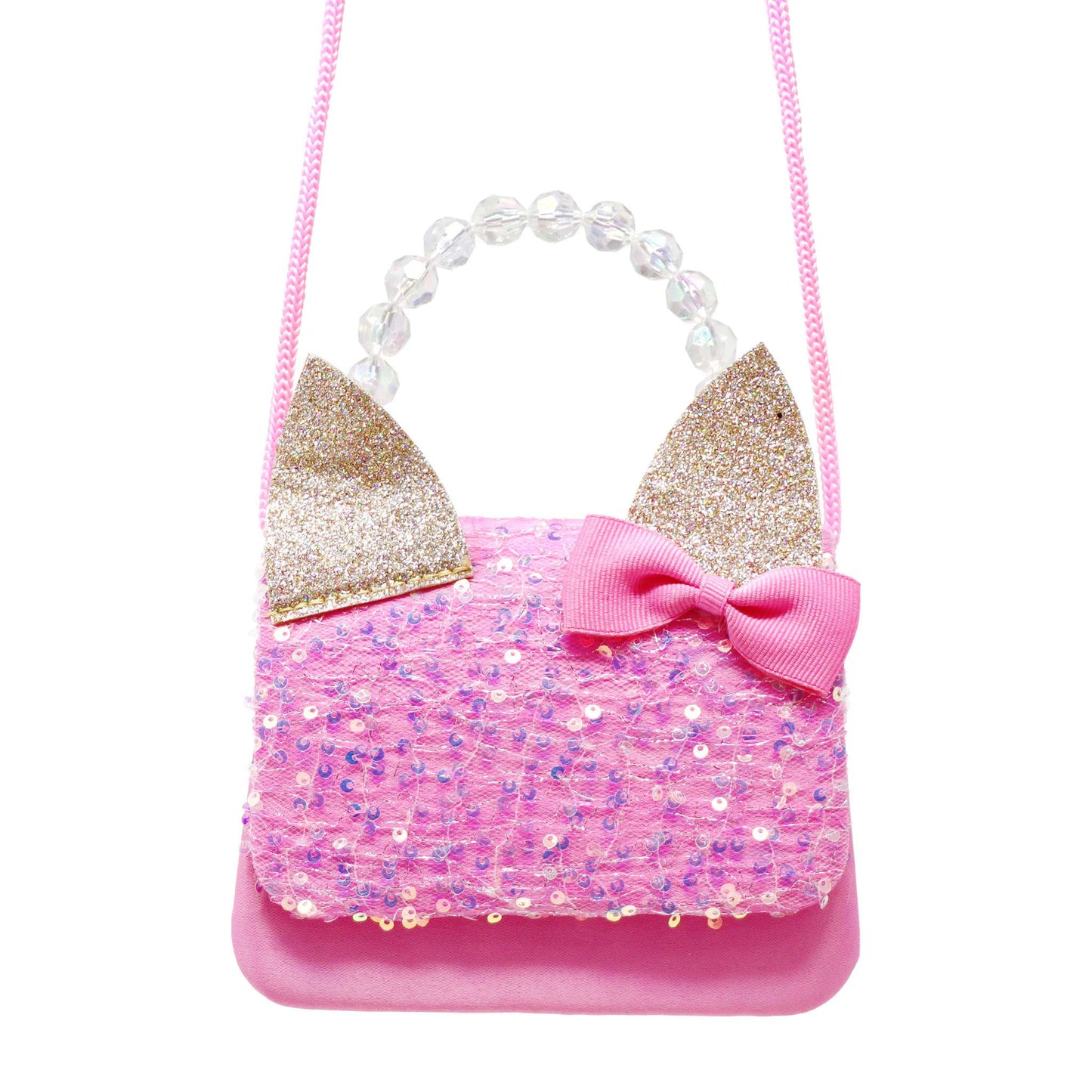 PINK POPPY - SPARKLY BUNNY HANDBAG