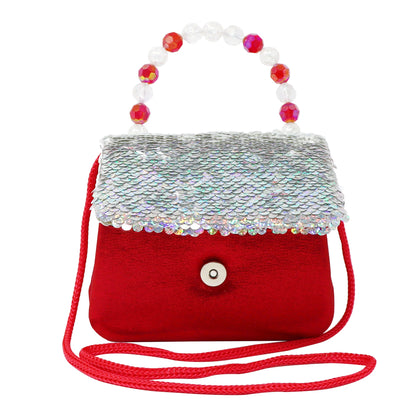 PINK POPPY - CHRISTMAS REVERSIBLE SEQUIN HANDBAG