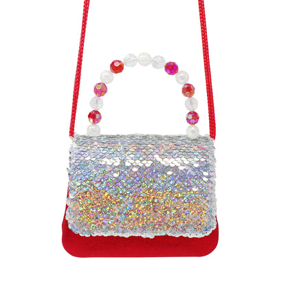 PINK POPPY - CHRISTMAS REVERSIBLE SEQUIN HANDBAG