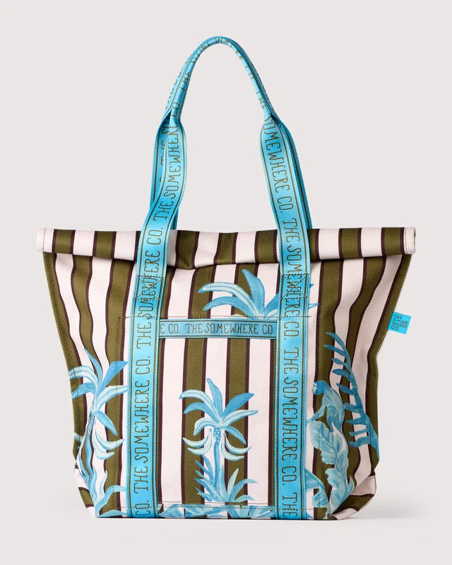 THE SOMEWHERE CO - BEACH BAG - TROPICALIA