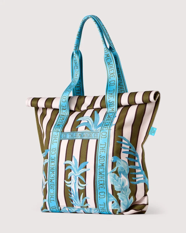 THE SOMEWHERE CO - BEACH BAG - TROPICALIA
