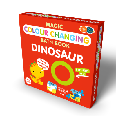 BUDDY & BARNEY MAGIC COLOUR CHANGING BOOK - DINOSAUR