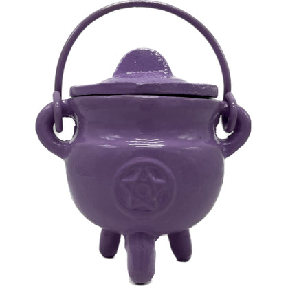 CAST IRON CAULDRON - SMALL LAVENDER
