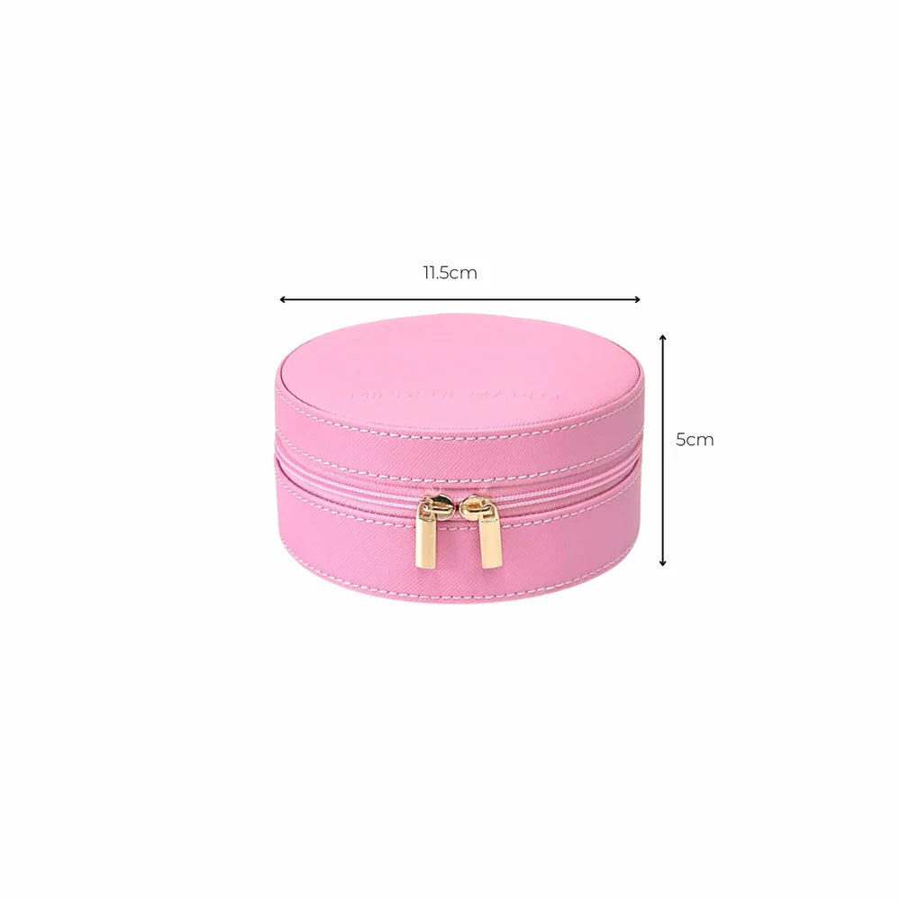 MINDFUL MARLO TRAVEL JEWELLERY CASE - BERRY