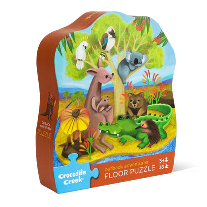 CROCODILE CREEK - CLASSIC FLOOR PUZZLE - 36 PIECE - OUTBACK ADVENTURES