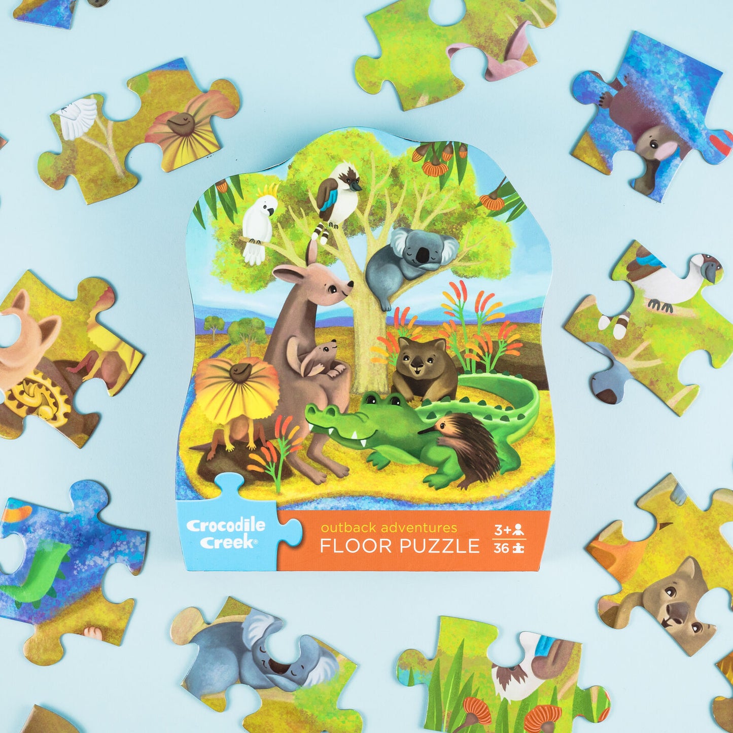 CROCODILE CREEK - CLASSIC FLOOR PUZZLE - 36 PIECE - OUTBACK ADVENTURES