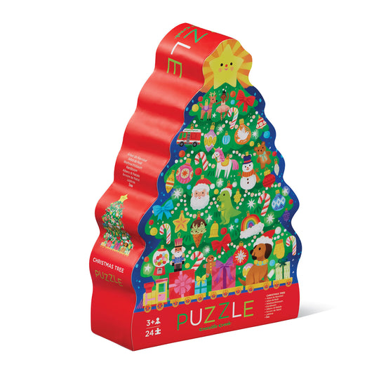 FESTIVE CROCODILE CREEK - CLASSIC FLOOR PUZZLE - 24 PIECE - CHRISTMAS TREE