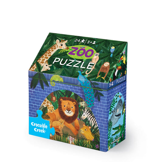CROCODILE CREEK - ZOO PUZZLE 24 PIECE
