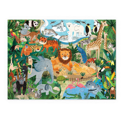 CROCODILE CREEK - ZOO PUZZLE 24 PIECE