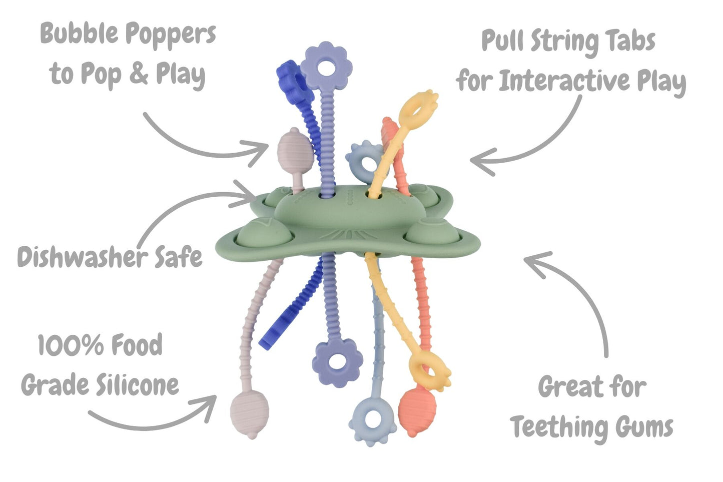 KOALA DREAM - POP & PULL SENSORY TEETHER