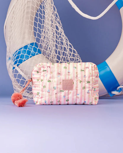 THE SOMEWHERE CO - COSMETIC CASE - BOAT DAYS