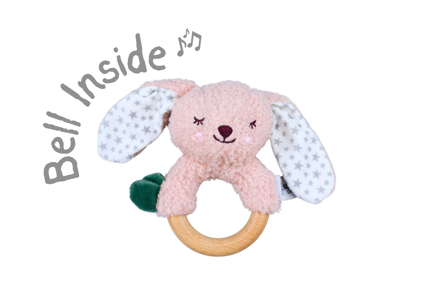 KOALA DREAM SNUGGLE BUDDY - BERRY BUNNY RATTLE RING