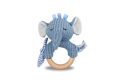 KOALA DREAM SNUGGLE BUDDY - TRUNKS ELEPHANT RATTLE RING